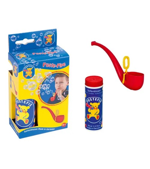 Pustefix puff pipe incl. 70 ml soap bubble fluid