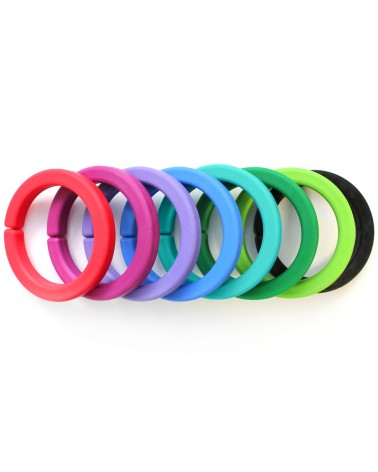Amusement coloré pour la mastication: Bracelet mâché pour enfants pour des moments décontractés