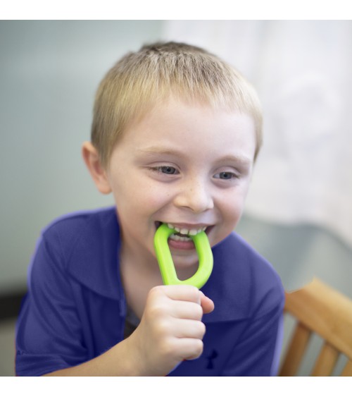 Esperienza di masticazione realistica: anello di presa morso a grabber per esercizi di masticazione efficaci