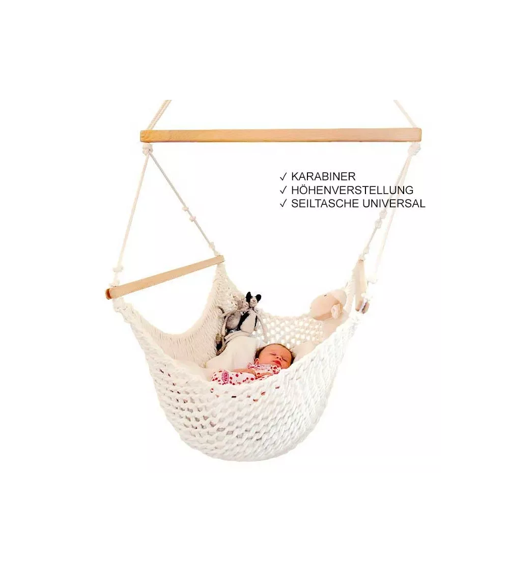 Babyschwinger Ensemble – avec plumage croissant en coton biologique doux 329,- €