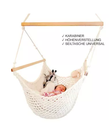 Babyschwinger Set – con piumaggio crescente in morbido cotone biologico 329,- €