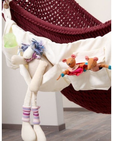 Side pocket XL made of cotton for the dream swing XXL & Extra Large