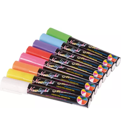 Liquid chalk pens 8 set