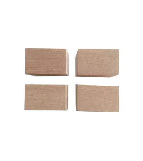 Holzprismen sind 4 Stück mit 50x50mm