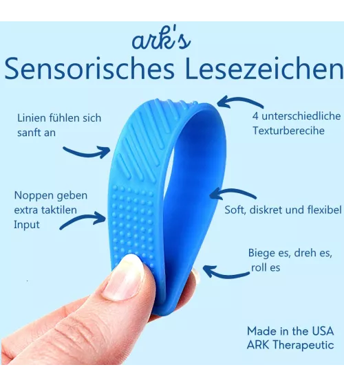 ARK´s Sensorisches Lesezeichen - 3er Pack - Maße: 15,2x1,9cm - 12,95