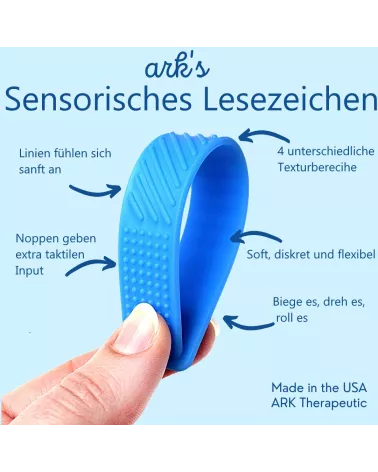 ARK´s Sensorisches Lesezeichen - 3er Pack - Maße: 15,2x1,9cm - 12,95