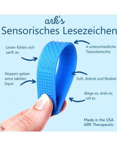 Stilvolles Tastgefühl: Sensorisches Lesezeichen für Zuhause und Arbeit