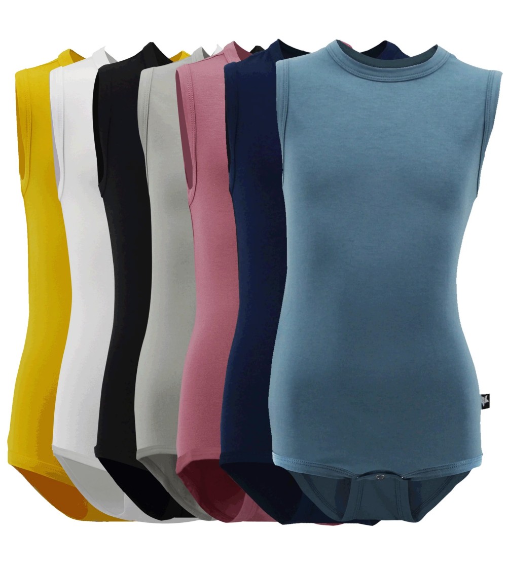 Mouwloze bodysuit