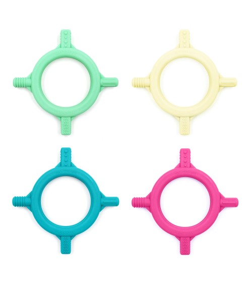 Plaisir de mastication multifonctionnel : Baby Tetra-Bite's avec 4 textures