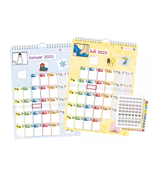 copy of kopie van Pictogenda metacom', inclusief groot muurkalender 2023. Piktogram-, emoticon- en complimente-stickers