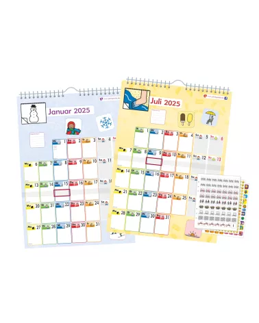 copy of kopie van Pictogenda metacom', inclusief groot muurkalender 2023. Piktogram-, emoticon- en complimente-stickers