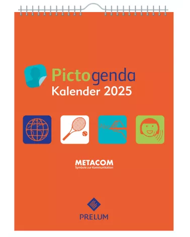 copy of copia di Pictogenda grande calendario parete 2023 "Metacom" incl. Pictogramma, emoticon e adesivi complimenti