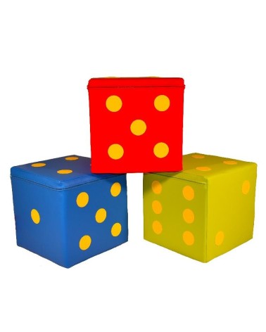 Soft Cube - Dimensions: 30x30x30cm - Material: Leatherette, Foam RG 25