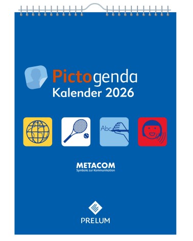 Pictogenda Wandkalender 2026 METACOM – inklusiver Symbolkalender