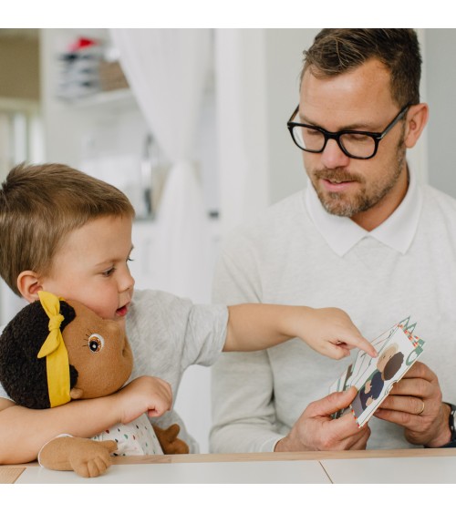 Rubens Barn Baby Flo - Poupée bébé 45 cm, doux et fait à la main