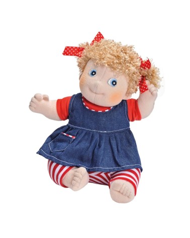 Rubens Barn Kids Olivia - Bambola del tessuto 36 cm, morbido e fatto a mano