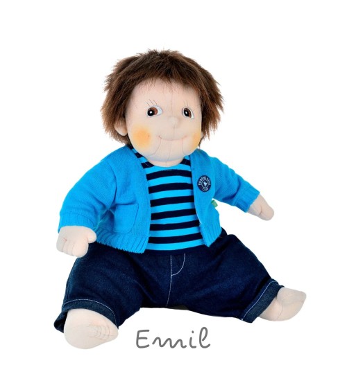 Rubens Barn Original Emil - Poupée 50 cm, 1 kg, réaliste