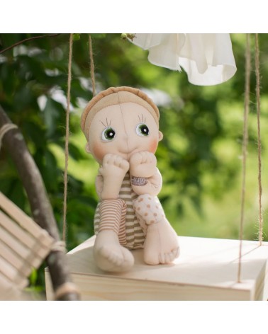 Rubens Barn Ecobuds Hazel - Poupée 35 cm, durable et fait à la main