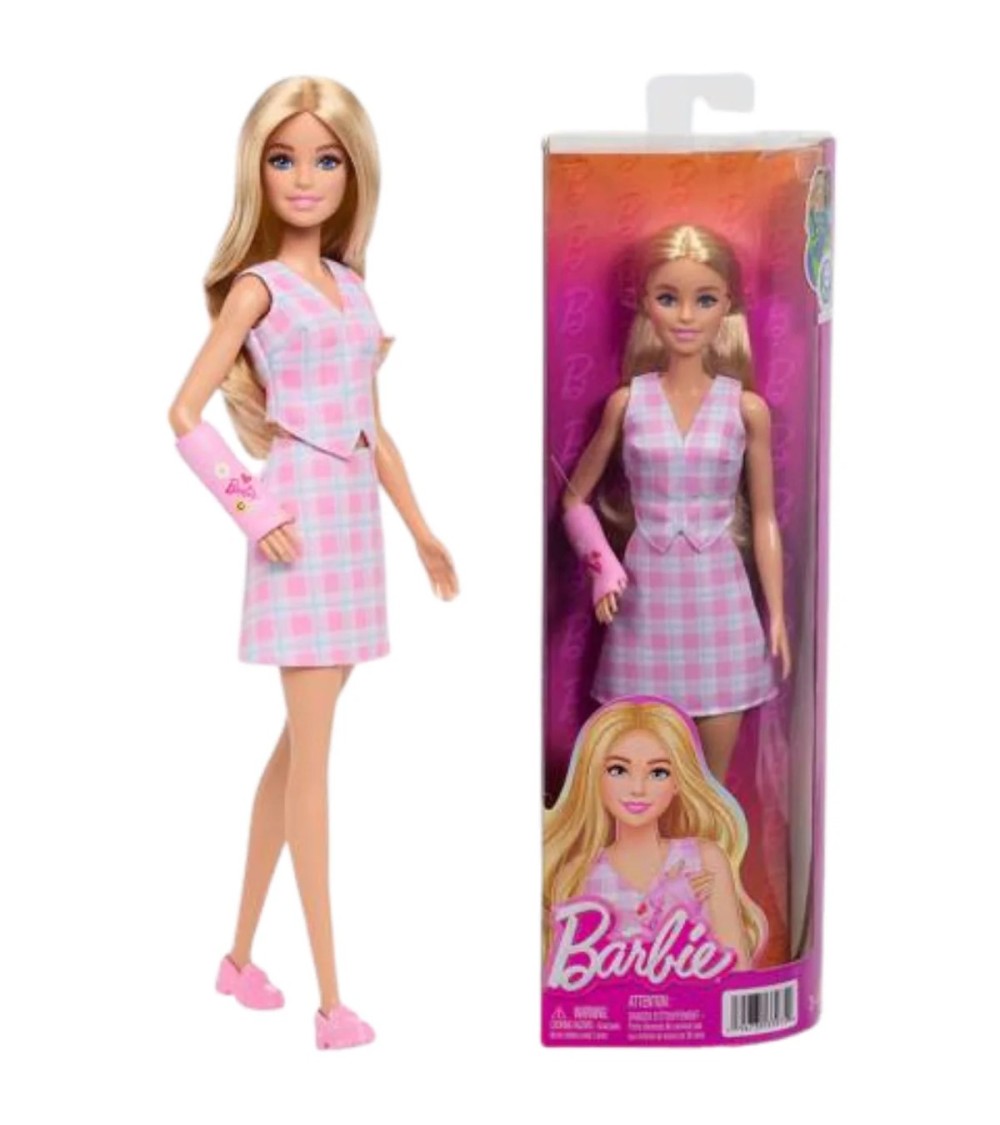 Barbie Fashionistas met armgips - Mode-pop 29 cm