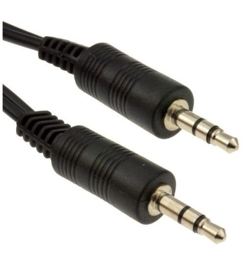 Phono cable 3.5 mm for discussible pushbutton audio directly transfer