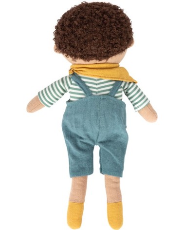 La muñeca es adecuada para sostener, abrazar y jugar y es agradablemente suave y flexible en el manejo.