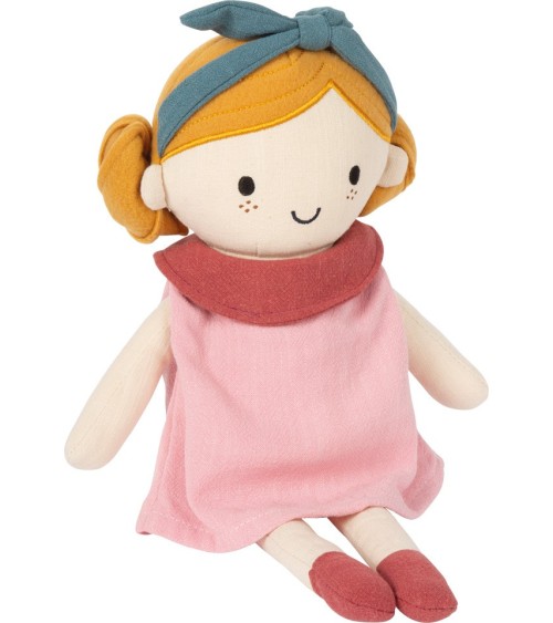 Poupée en tissu Lina 39 cm - Poupée Soft pour jouer à pied et imagination