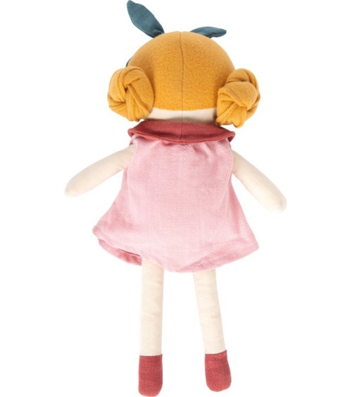 Stof Doll Lina 39 CM - Zachte pop voor rollenspel en verbeeldingskracht