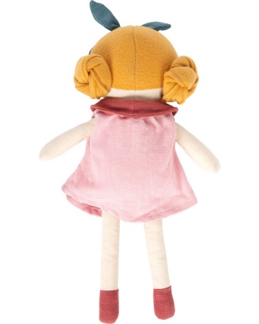 Stof Doll Lina 39 CM - Zachte pop voor rollenspel en verbeeldingskracht