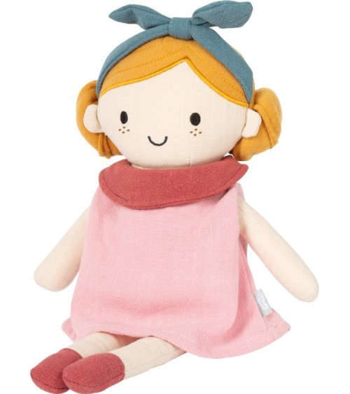 Stof Doll Lina 39 CM - Zachte pop voor rollenspel en verbeeldingskracht