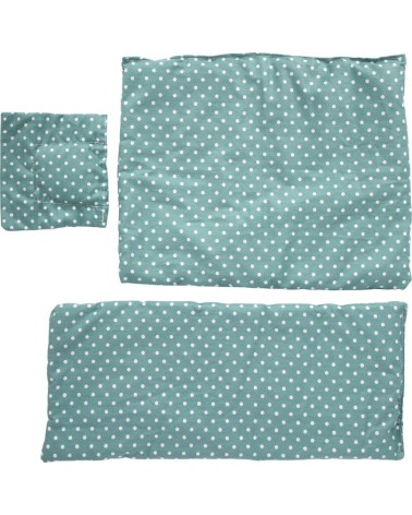 Berceau de poupée Bois naturel avec linge de lit - Pour les poupées jusqu'à 39 cm