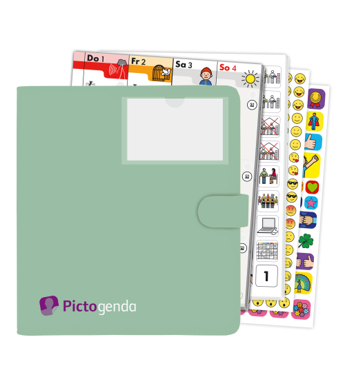 Pictogenda Metacom 2026 - Calendario settimanale incluso con sistema di simboli