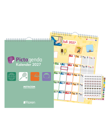 Pictogenda Wandkalender 2027 mit METACOM | Ringelfee