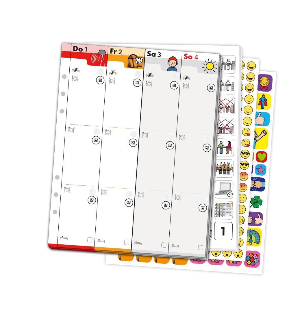 Pictogenda Metacom Inner Part 2026 - Inclusive Calendar Refill Set