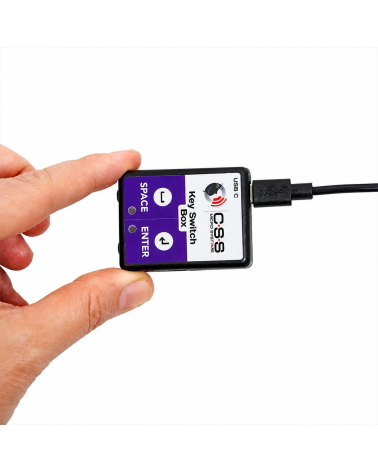Key Switch Box USB-C - Tastaturadapter für Einfachtaster für die Leer- und Entertaste