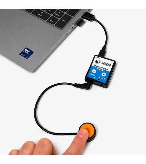 Interruttore del mouse Adattatore USB per singoli pulsanti per tasto sinistro e destro del mouse