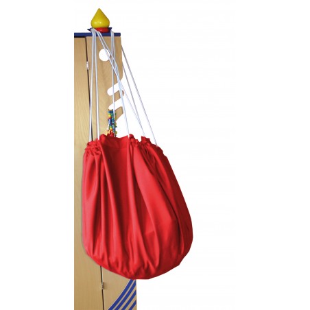 Clearing bag & ceiling, CE tested - Color: Red - Dimensions: Ø 135cm