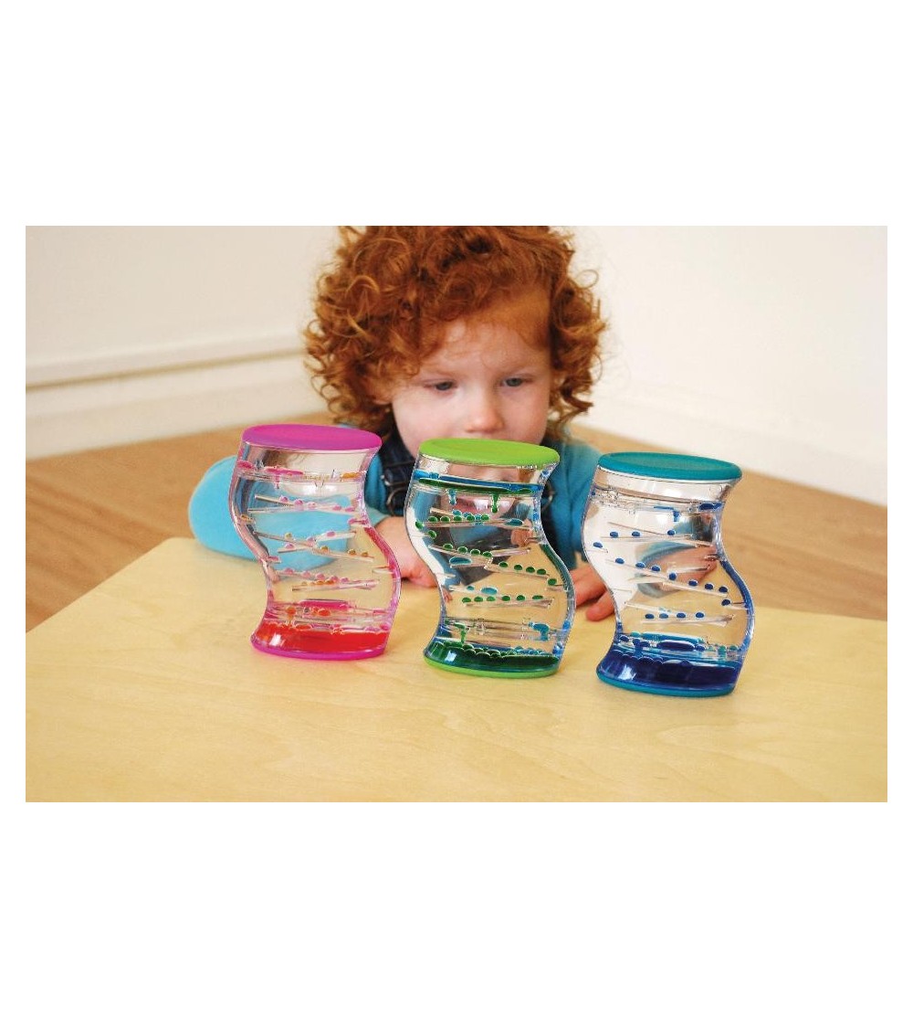 Tropfenzickzack 3er Set. - Material: Kunststoff, Wasser, Öl