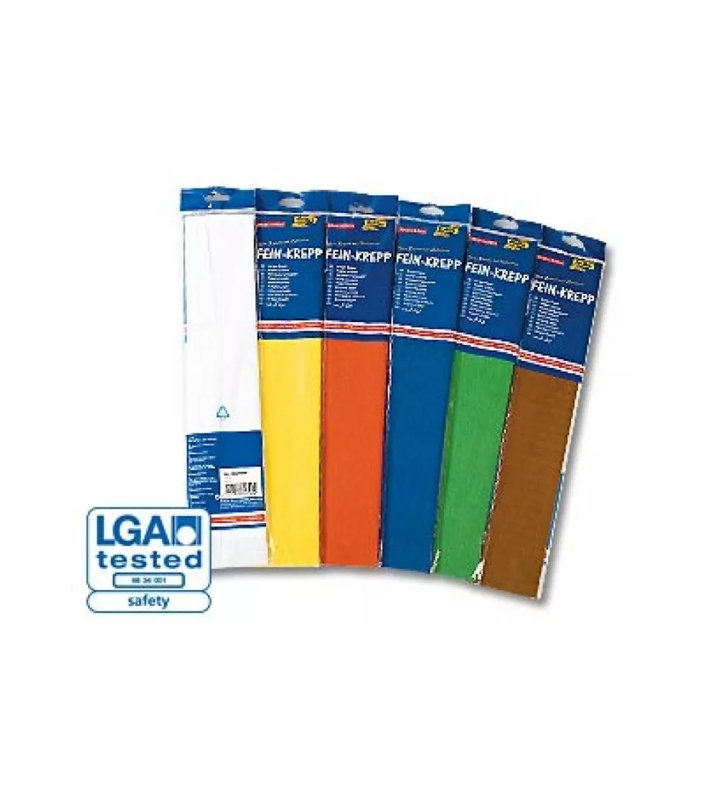 Krepppapier 10 Lagen - 50cmx2,5m 10 Lagen, farbig