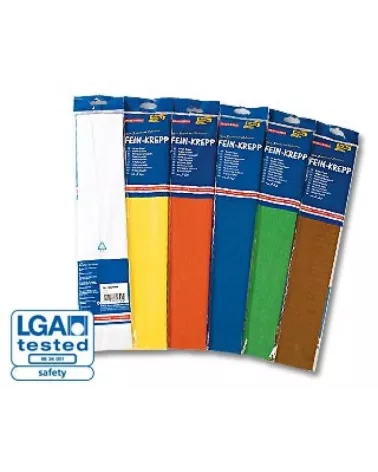 Krepppapier 10 Lagen - 50cmx2,5m 10 Lagen, farbig