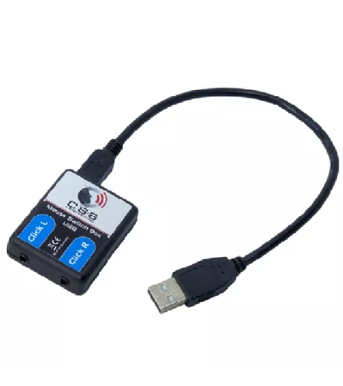 Interruttore del mouse Adattatore USB per singoli pulsanti per tasto sinistro e destro del mouse