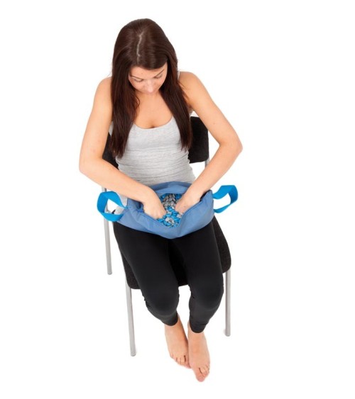 TheraBeans 2,5 kg Kunststoffbohnen aus Polypropylen inkl. Tasche