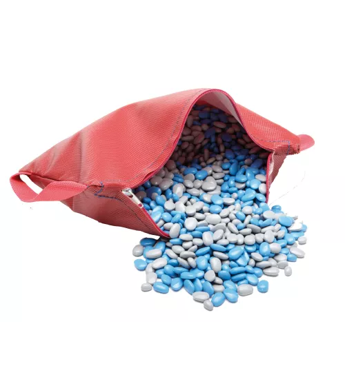 Fagioli di plastica da 2,5 kg in polipropilene incl. Borsa - Dimensioni: 39x25cm