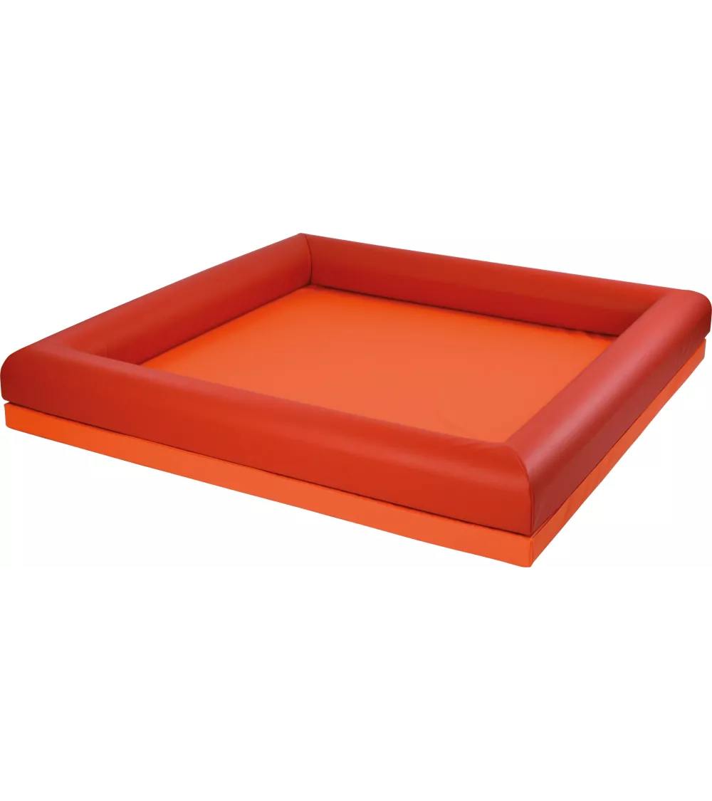 Crabble nest & pelouse - 180 x 180 x 28 cm - mousse qualité RG 25/40 - couvercle: cuir artificiel