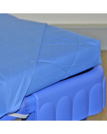 Cotton clamping sheet - color: blue - Dimensions: 160x58cm - 17,60