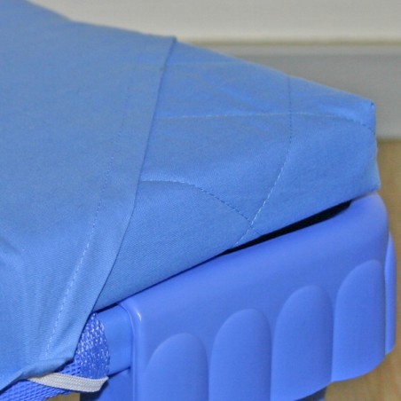 Cotton stretch sheets - Color: blue - Dimensions: 160x58cm - 17,60