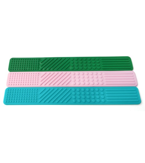 Cuillères plates structurées pour la thérapie d'alimentation - 3 pack