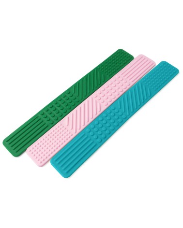 Flat structured spoons for feeding therapy - 3 pack