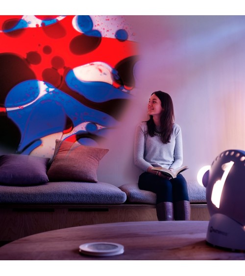 Mathmos Space projector incl. 1x oil disk with laval bulbs Effect