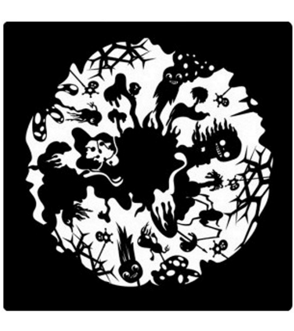 Graphic glass spuky for the Mathmos Space Projector - 32,00