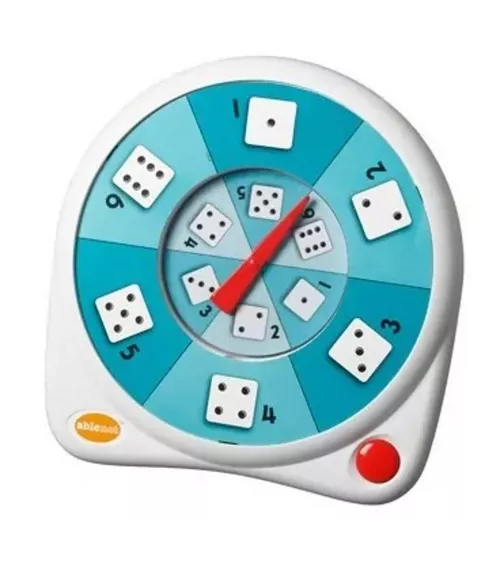 All-Turn-It Spinner - cubo de juego de batería - cubo de botón operado - 31 x 31 x 7 cm -